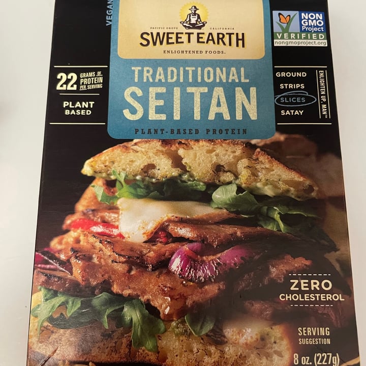 photo of Sweet Earth Traditional Seitan Slices shared by @veg4n on  29 Jan 2021 - review