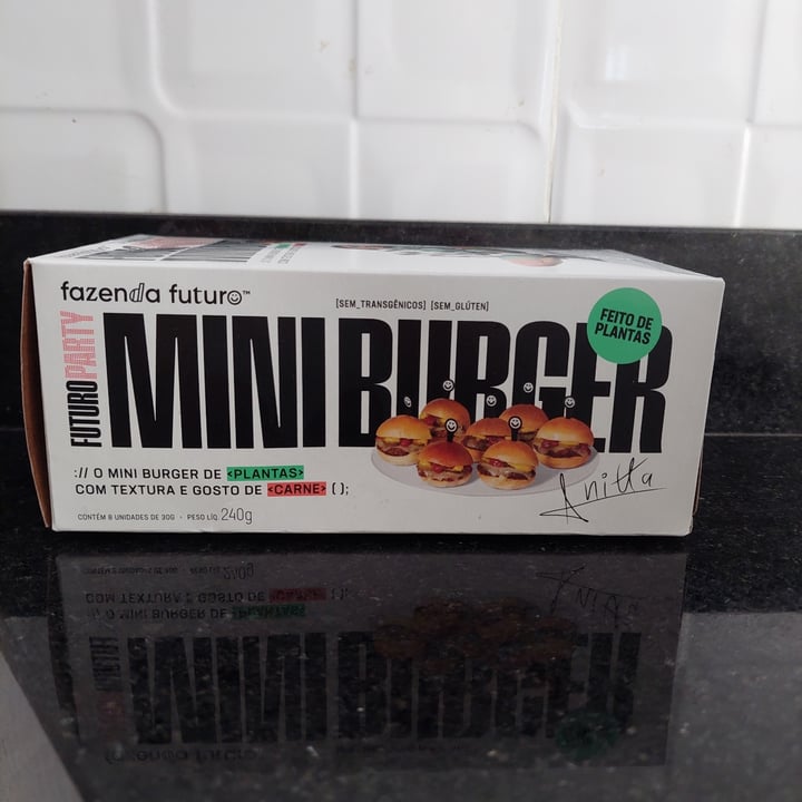 review photo of Fazenda Futuro - Future Farm Futuro Party Mini Burger shared by @jordania on 02 Aug 2022 - review