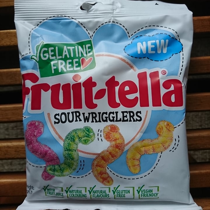 photo of Fruit-tella Sour Wrigglers shared by @transcending on  18 Aug 2021 - review