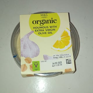 photo of Marks & Spencer Food (M&S) Organic Houmous shared by @supersupergirl on  16 Mar 2021 - review