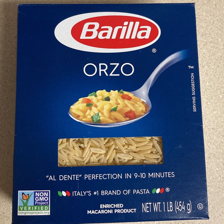 photo of Barilla Orzo shared by @jlnomeatplease on  29 May 2022 - review