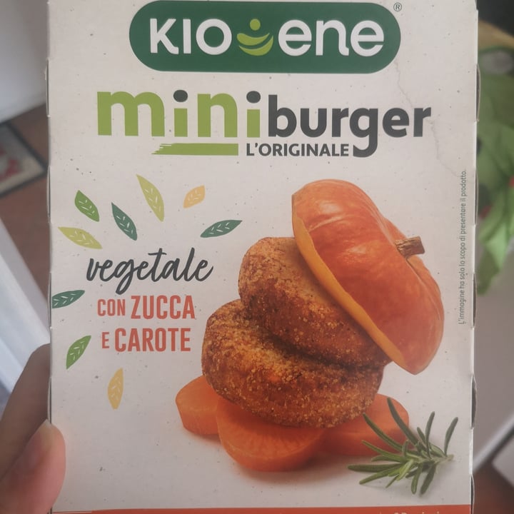 photo of Kioene Mini Burger Zucca E Carote shared by @claudiapisa on  14 Apr 2022 - review