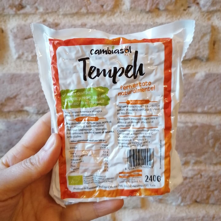photo of Cambiasol Tempeh Fermentato shared by @micheladallavalle on  08 Apr 2022 - review