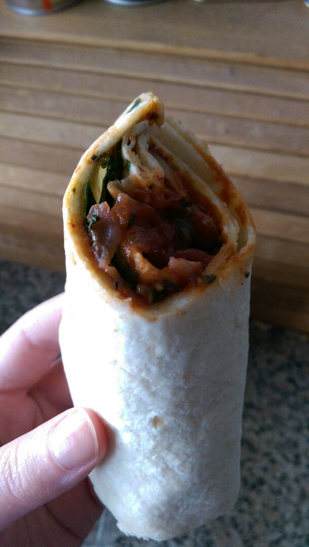 photo of Sainsbury's Mexican style bean wrap shared by @cpup on  26 Mar 2020 - review
