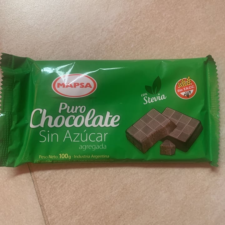 photo of Mapsa Chocolate Con Stevia shared by @sofibre on  26 Jan 2021 - review