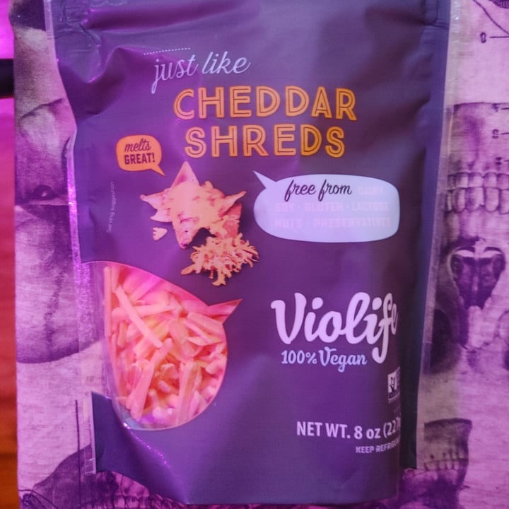 photo of Violife Cheddar Shreds shared by @matthooper on  09 Feb 2021 - review