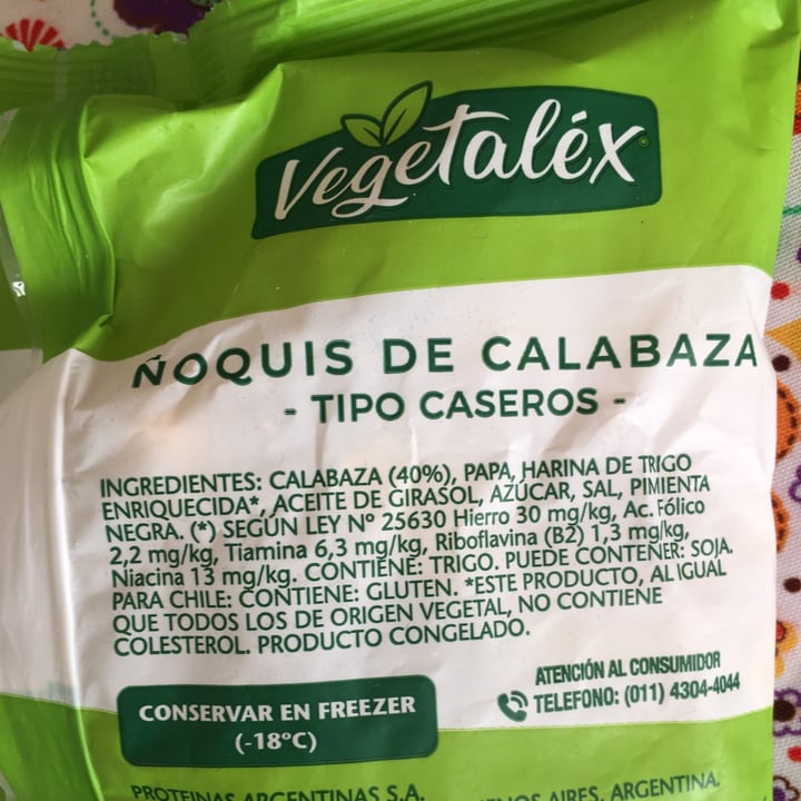 photo of Vegetalex Ñoquis de Calabaza shared by @row on  14 Sep 2021 - review