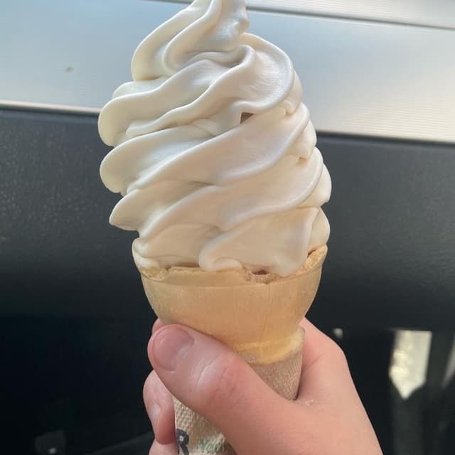 Foto do prato “Vanilla soft serve”