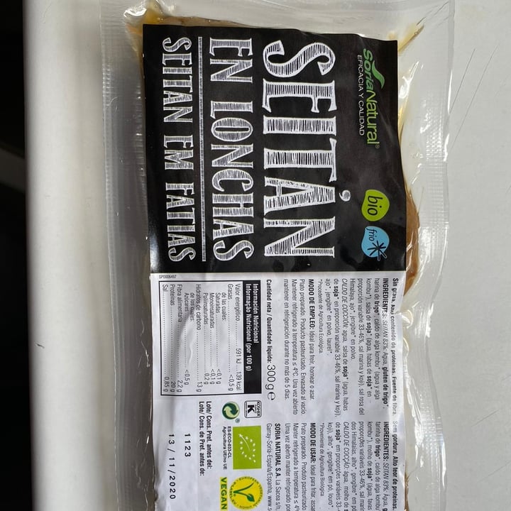 review photo of Soria Natural Seitán en lonchas shared by @diegoaq on 17 Jun 2020 - review