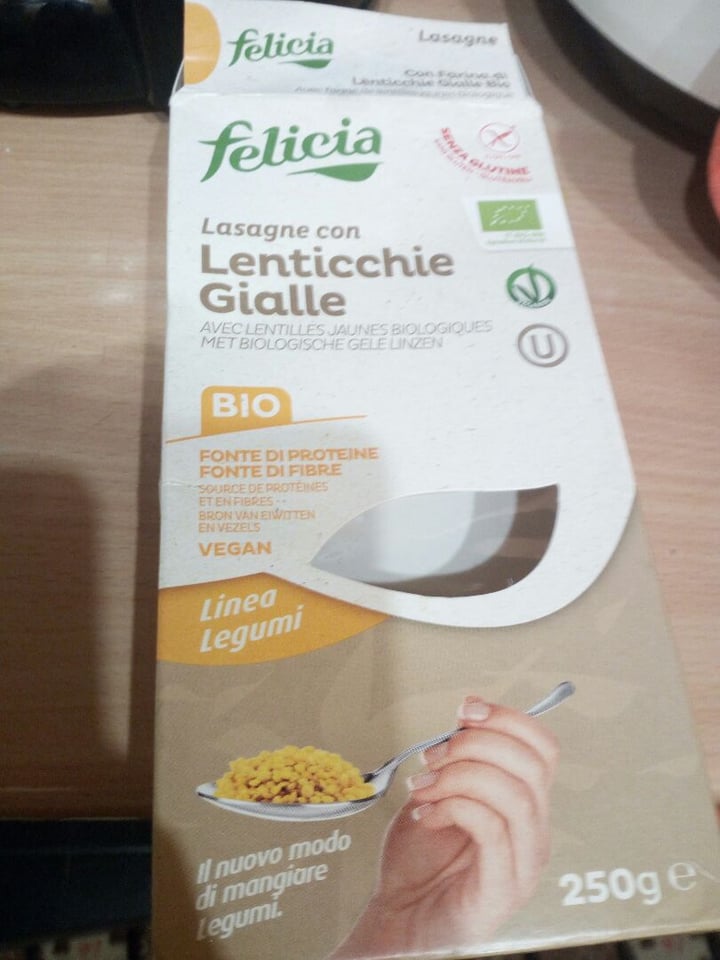 photo of Felicia Lasagne con lenticchie gialle shared by @itsmichelakalos on  16 Mar 2020 - review