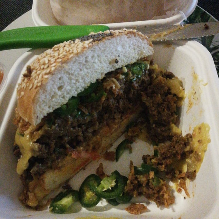 review photo of Lekker Vegan Kloof Lekker Sloppy Burger shared by @kelseyhilts on 21 Jul 2021 - review