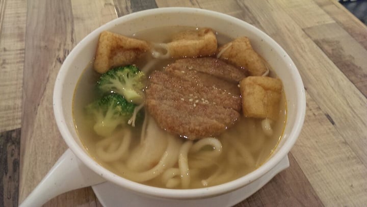 review photo of Nature Cafe Spicy Udon with Fried ‘Chicken’ Cutlet shared by @fourdollars on 26 Aug 2019 - review