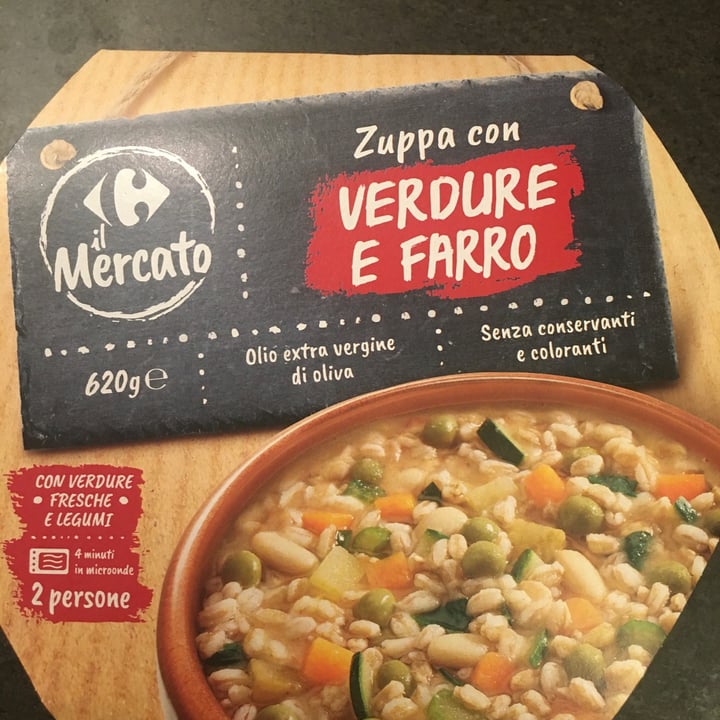 review photo of Il mercato carrefour Zuppa con verdure e farro shared by @arturino on 05 Apr 2022 - review