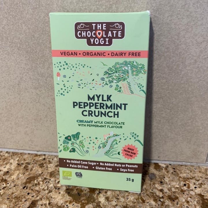 photo of The Chocolate Yogi Mylk Peppermint Crunch shared by @mailidyer on  30 Dec 2020 - review