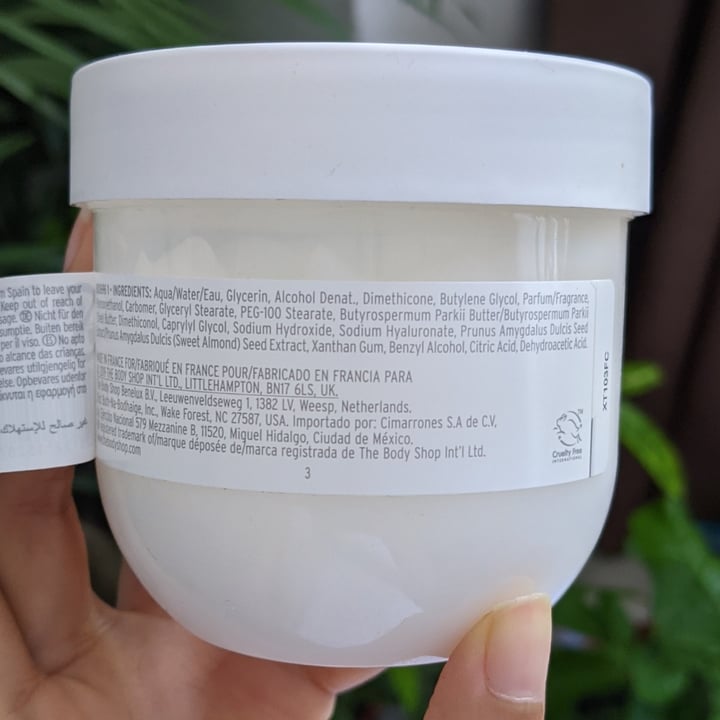 photo of The Body Shop Almond Milk Body Yoghurt shared by @bornvegetarian on  20 Jul 2021 - review