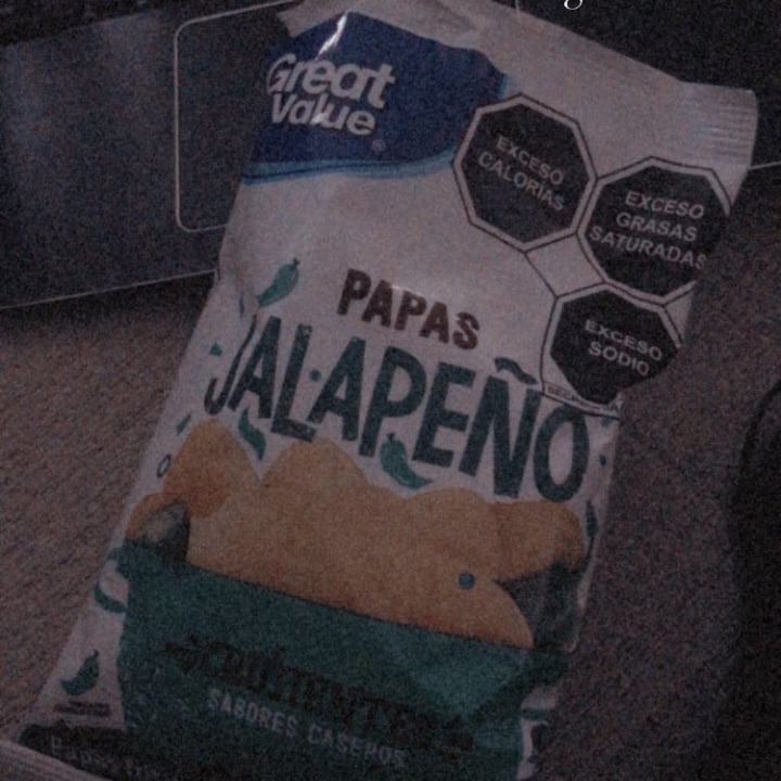 photo of Great Value  Papas jalapeño shared by @emmacarstairs on  01 Feb 2022 - review