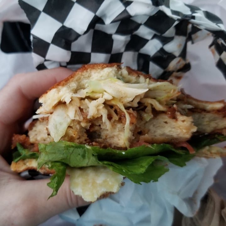 photo of Indigo Burger Cajun Style Vegan Chicken Sandwhich shared by @waterlilly on  07 Jan 2022 - review