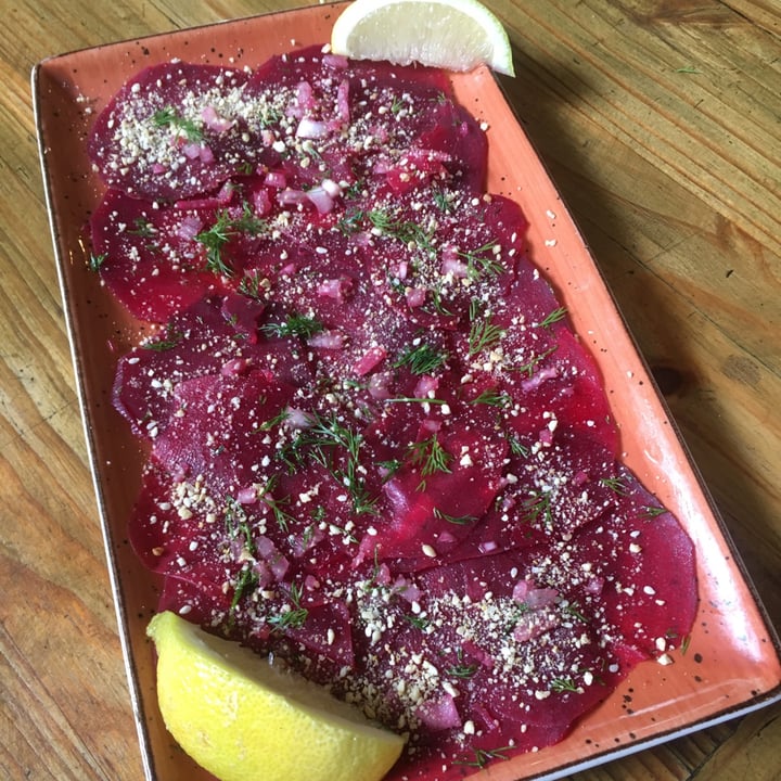 photo of Plant Beetroot carpaccio shared by @pierrot on  24 Apr 2021 - review