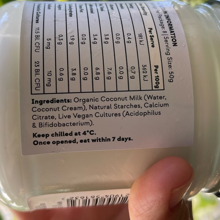 review photo of plant culture Natural Coconut yougurt shared by @carlaoliveira on 31 Jan 2022 - review