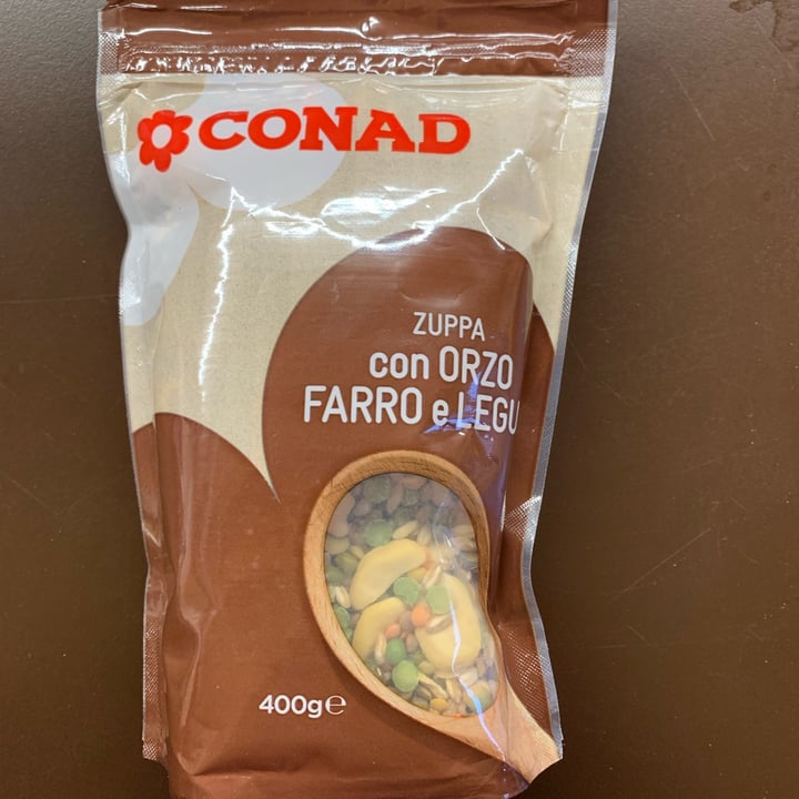 photo of Conad Zuppa con legumi, orzo e farro shared by @saracos on  04 May 2022 - review