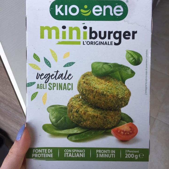 review photo of Kioene Mini Burger Vegetale Agli Spinaci shared by @maryyyrosss on 07 Apr 2022 - review