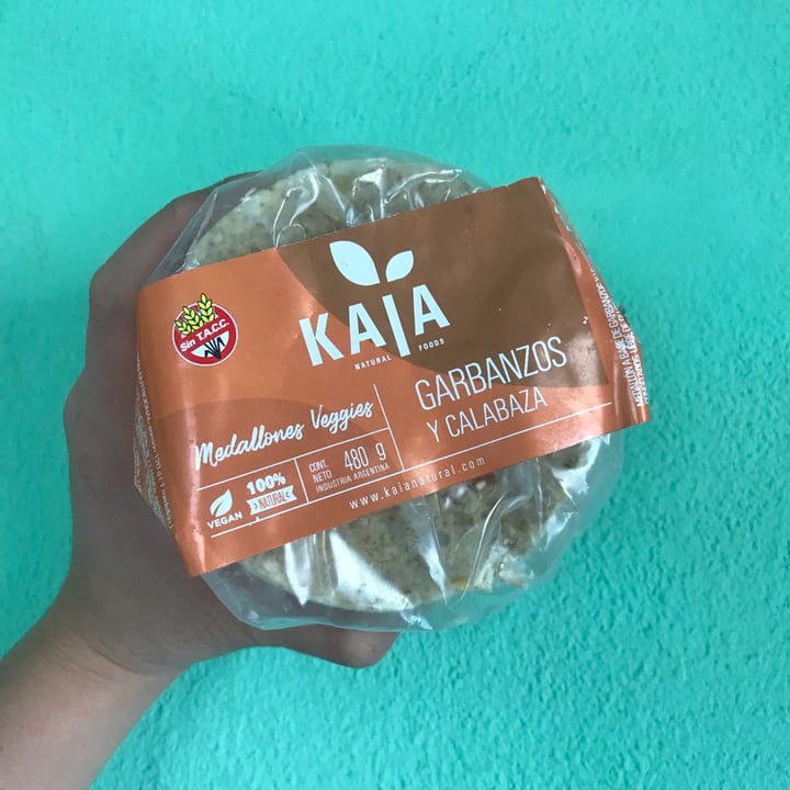 photo of Kaia Natural Foods Medallones de Garbanzos Y Calabaza shared by @michyaguera on  02 Jan 2022 - review