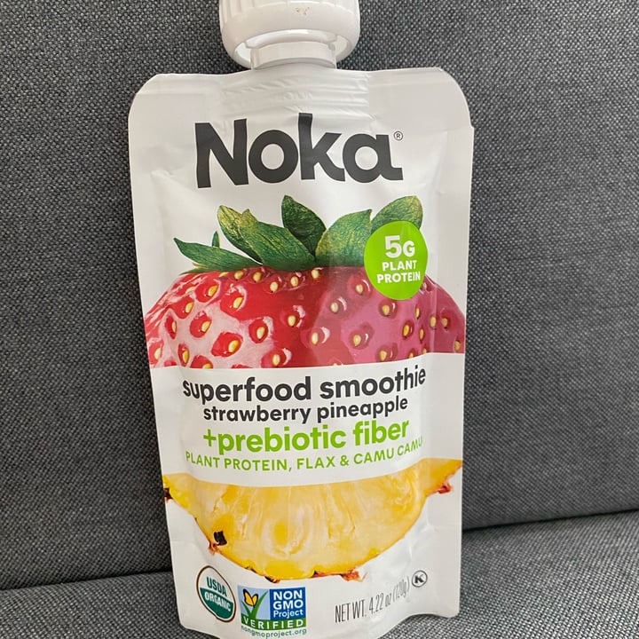 review photo of Noka Superfood Smoothie - Strawberry/Pineapple shared by @rootedinlove on 03 May 2022 - review