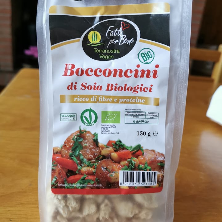 photo of Terranostra Vegan Bocconcini di soia biologici shared by @chia90 on  10 Mar 2022 - review