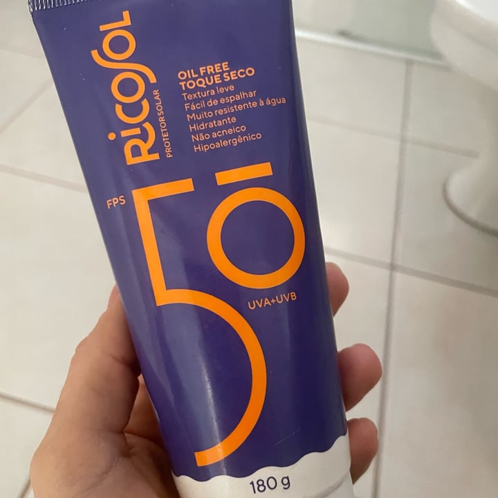 photo of Rico sol Protetor solar shared by @veganizandoodiaadia on  26 Jul 2022 - review