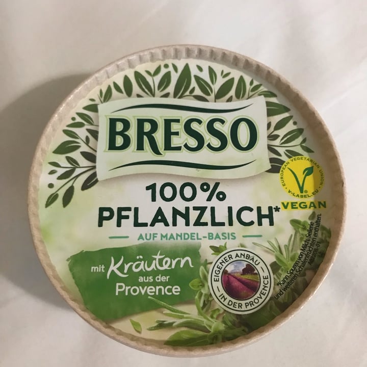 photo of Bresso Auf Mandelbasis mit Kräuter der Provence shared by @vegvale on  19 Mar 2022 - review