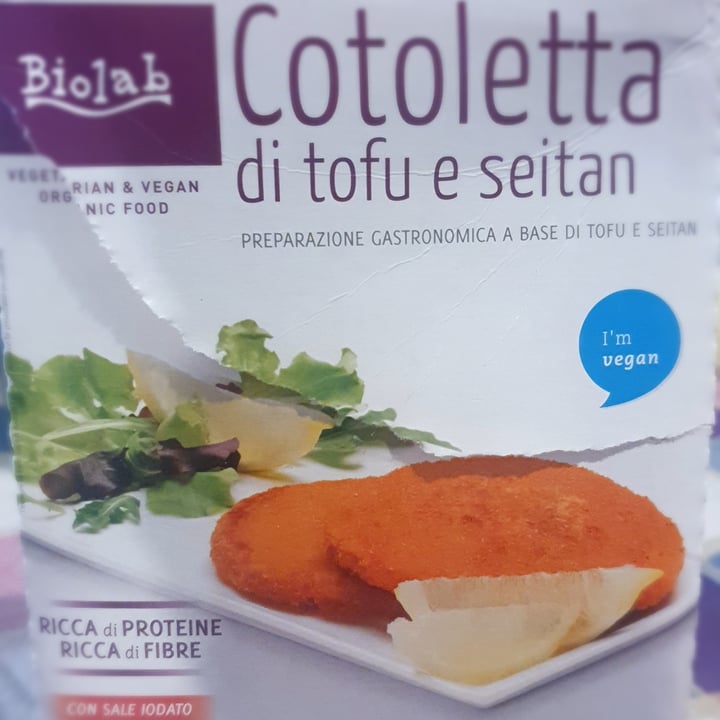 photo of Biolab Cotoletta di tofu e seitan shared by @gretadebby on  16 Apr 2022 - review