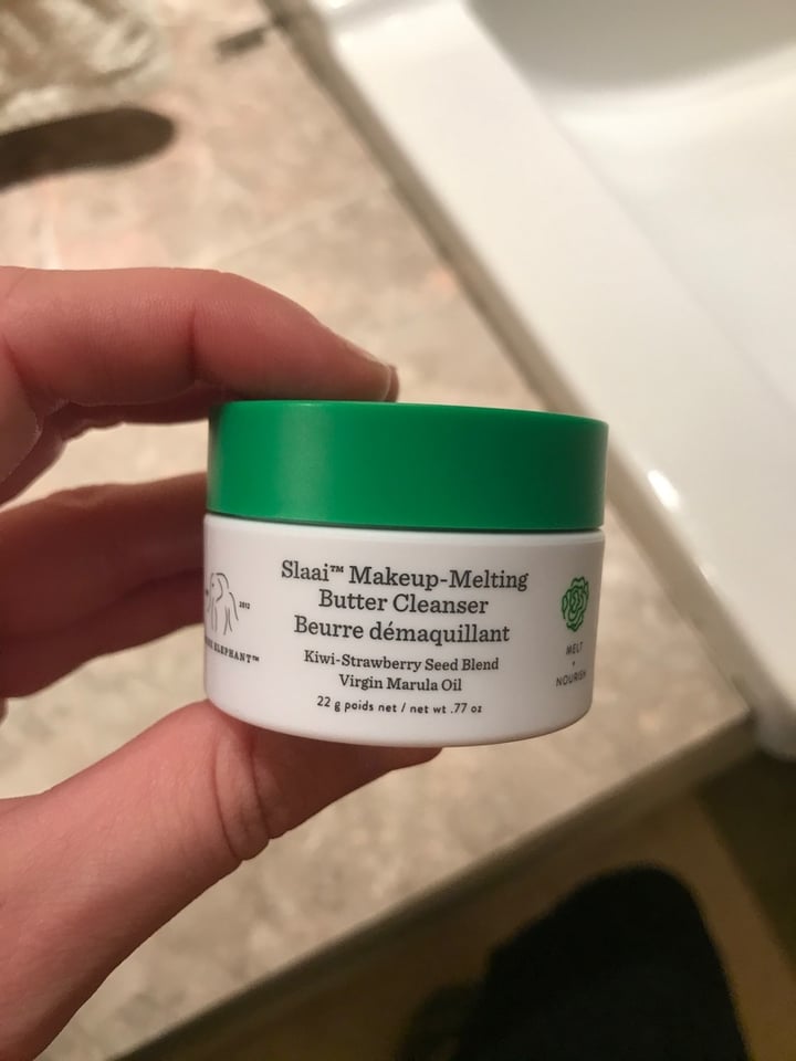 photo of Drunk Elephant Slaai Makeup-Melting Butter Cleanser shared by @curvycarbivore on  06 Feb 2020 - review