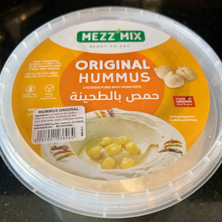 photo of MEZZ MIX Hummus shared by @georgeshayek on  17 Oct 2021 - review