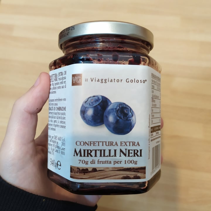 photo of Il Viaggiator Goloso Confettura extra 70% mirtilli neri shared by @nvf02 on  02 Dec 2021 - review