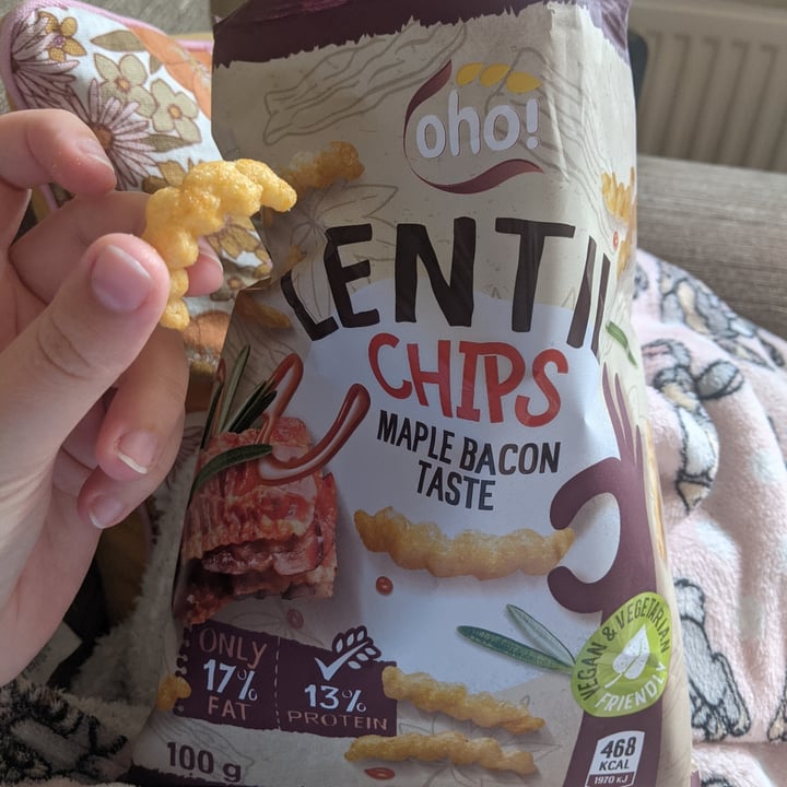 photo of Oho! Lentil Chips Maple Bacon Taste  shared by @fajajay on  27 Jun 2021 - review