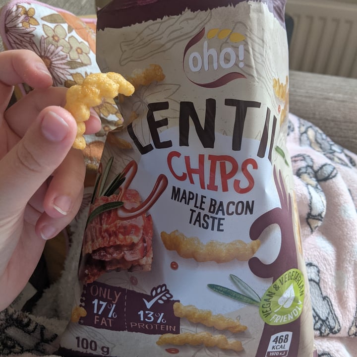 review photo of Oho! Lentil Chips Maple Bacon Taste shared by @fajajay on 27 Jun 2021 - review