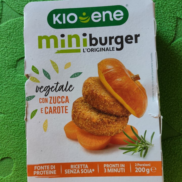 photo of Kioene mini burger carota e zucca shared by @aleliber on  18 Jun 2022 - review