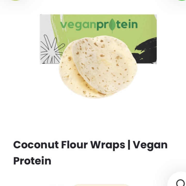 photo of Vegan Protein ZA Coconut wraps shared by @gabygerber on  15 Jul 2021 - review