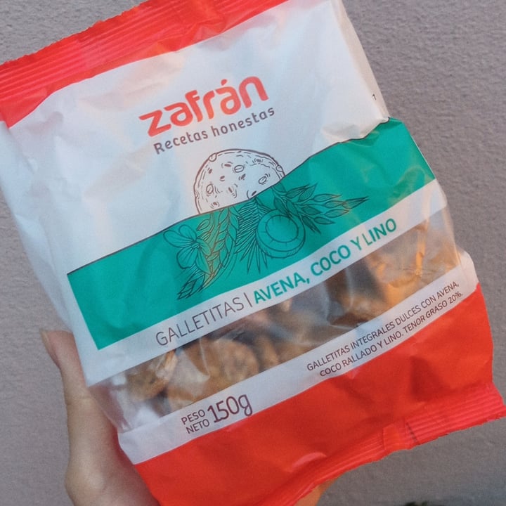 photo of Zafran Galletitas Avena, Coco y Lino shared by @almendra16 on  03 Jan 2022 - review