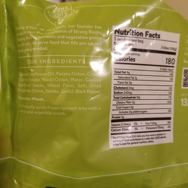 review photo of Strong Roots Spinach Bites shared by @tracyrocks on 08 Nov 2021 - review