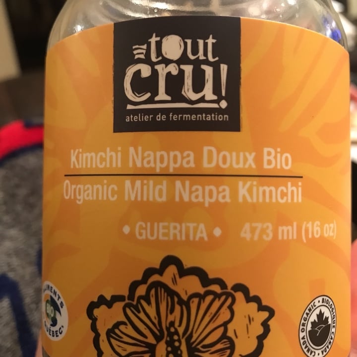 photo of Tout cru Organic Mild Napa Kimchi shared by @herbelo1 on  16 Jan 2020 - review