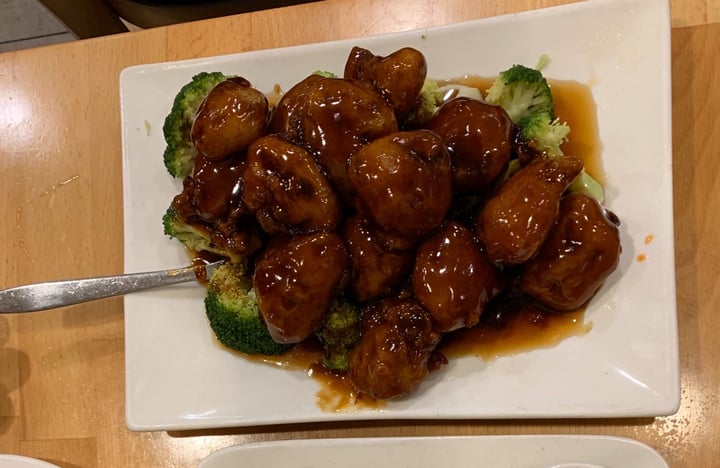 photo of Bodhi Kosher Vegetarian Restaurant General Tso’s ‘Chickn’ shared by @ginasveganagogo on  25 Oct 2019 - review