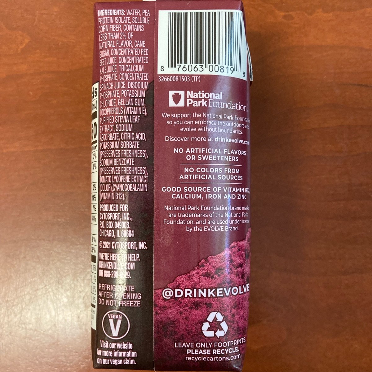 Evolve Plantbased protein shake berry medley Reviews abillion