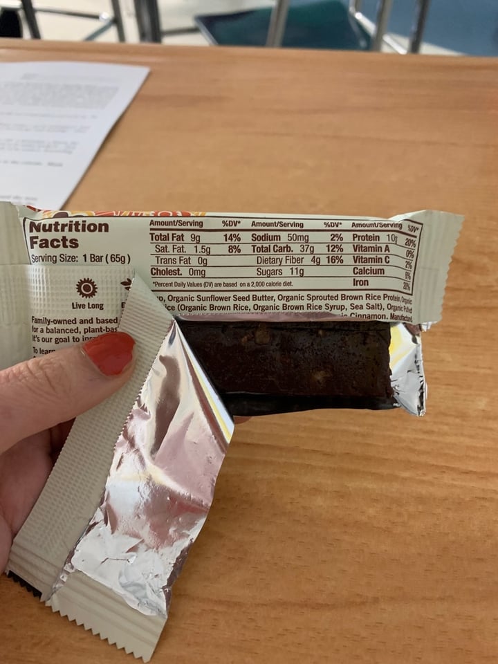 photo of GoMacro Protein Purity shared by @gaxcelson on  16 Jan 2020 - review