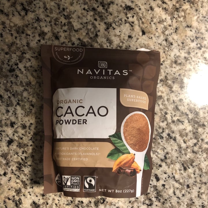 photo of Navitas Organic Cacao Powder shared by @pbrooks on  12 Dec 2020 - review