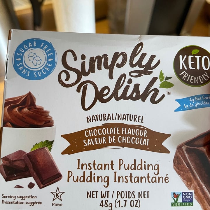 review photo of Simply Delish chocolate pudding shared by @vegangirl4life on 08 Jun 2021 - review