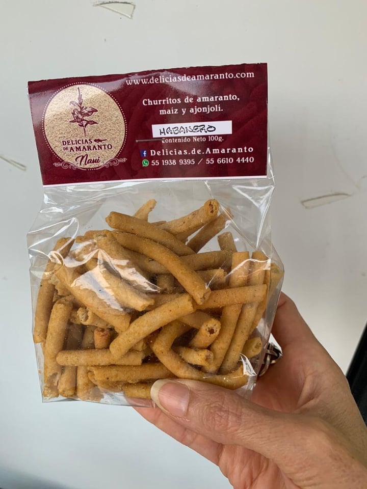 photo of Delicias de Amaranto Churritos de amaranto shared by @laaprendiz on  07 Mar 2020 - review