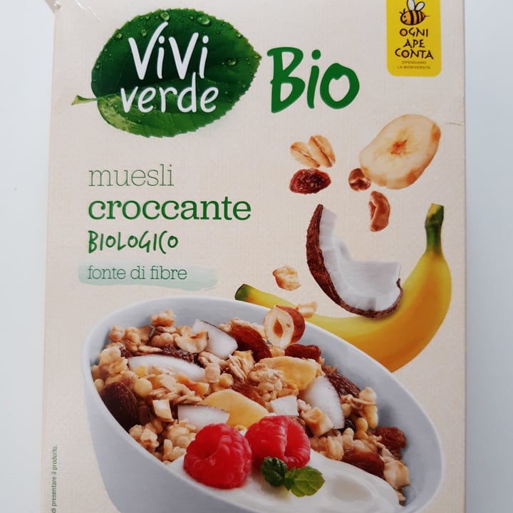 photo of Viviverde bio muesli croccante Banana Cocco Nocciole Uvetta shared by @acciuga90 on  15 Sep 2022 - review