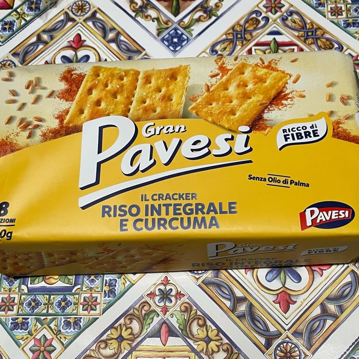 review photo of Gran pavesi Cracker riso integrale e curcuma shared by @chiararesti on 27 Nov 2022 - review