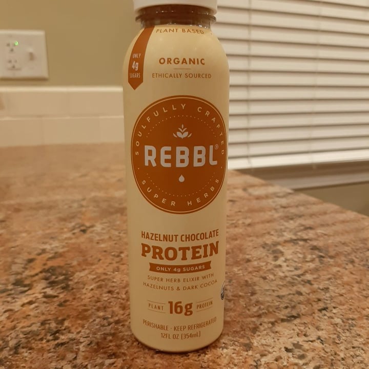 photo of REBBL Hazelnut chocolate protein shared by @nico-aguilera on  23 Feb 2020 - review